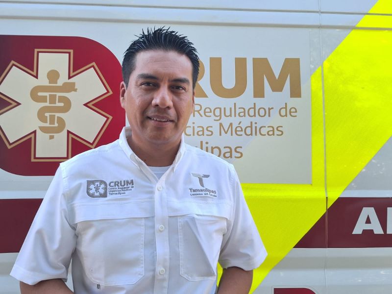 Con 34 elementos, CRUM refuerza atención de emergencias en Victoria y Tampico