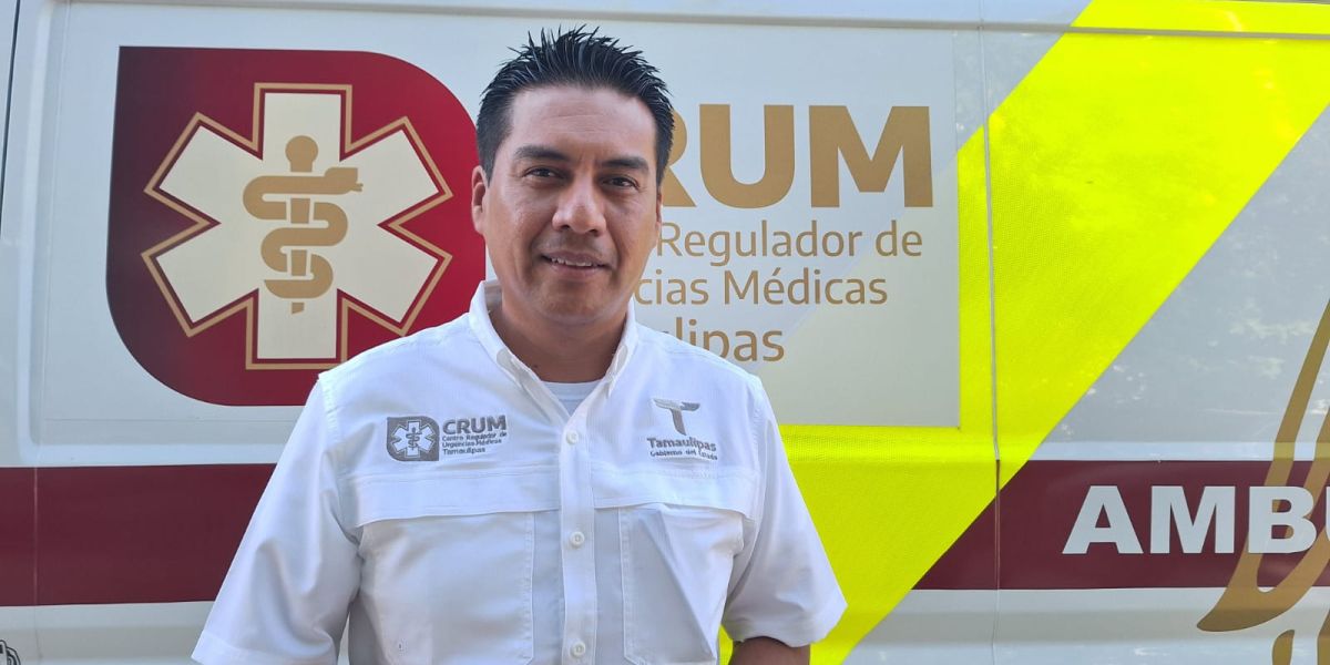 Con 34 elementos, CRUM refuerza atención de emergencias en Victoria y Tampico