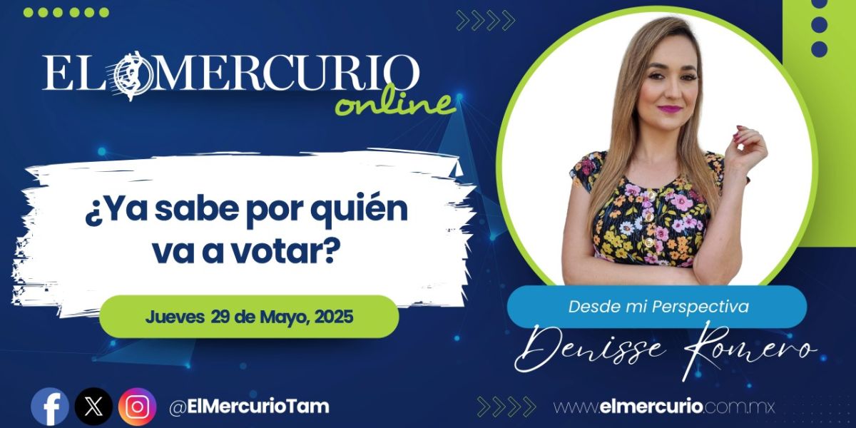 ¿Ya sabe por quién va a votar?