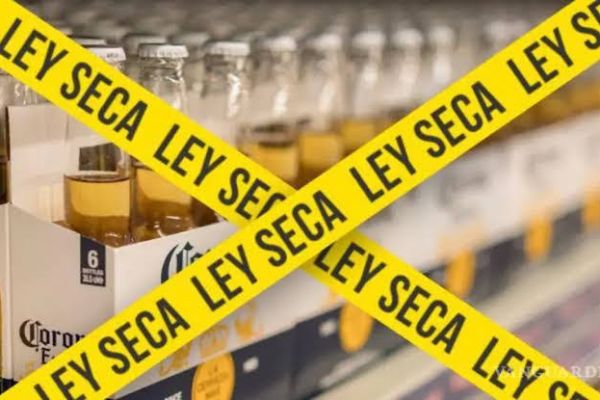 Ley seca total en Tamaulipas durante jornada electoral