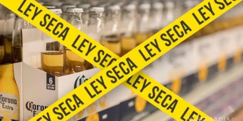 Ley seca total en Tamaulipas durante jornada electoral