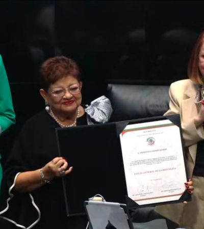 Senado designa a Ernestina Godoy como nueva titular de la FGR