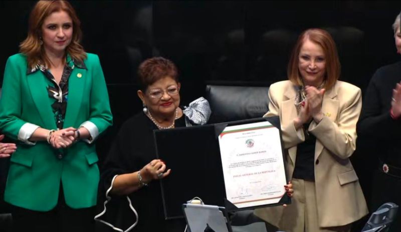 Senado designa a Ernestina Godoy como nueva titular de la FGR