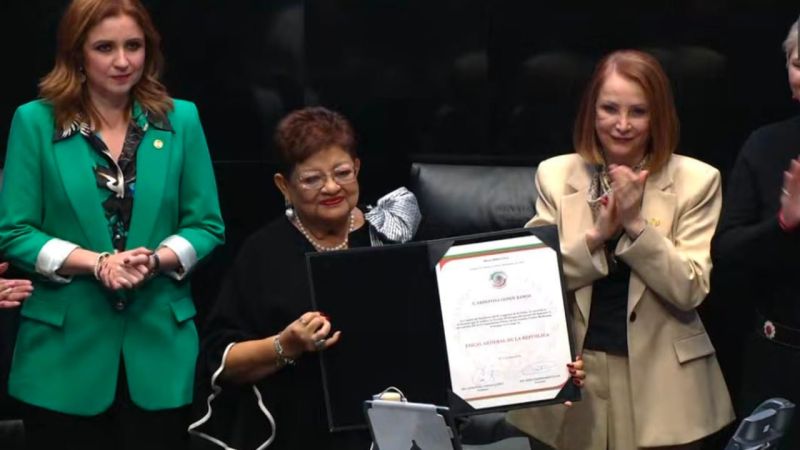 Senado designa a Ernestina Godoy como nueva titular de la FGR