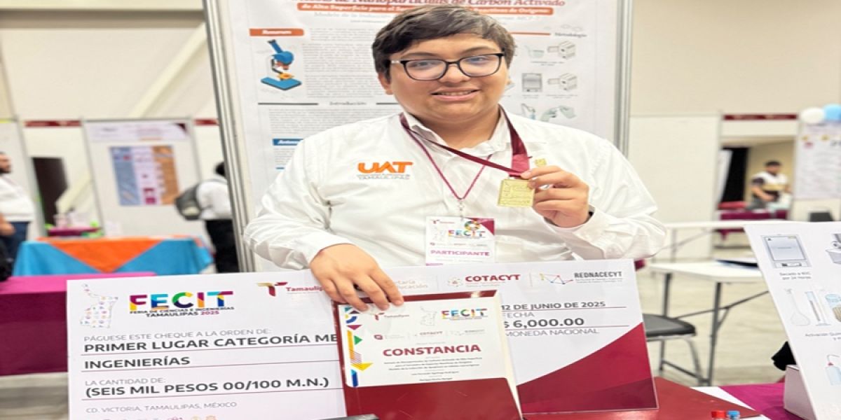 Estudiante de la UAT investiga cura contra el cáncer