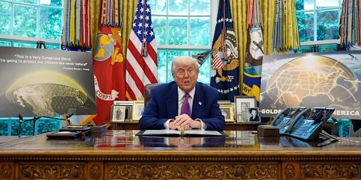 Trump anuncia el plan Cúpula Dorada, un sistema de defensa antimisiles