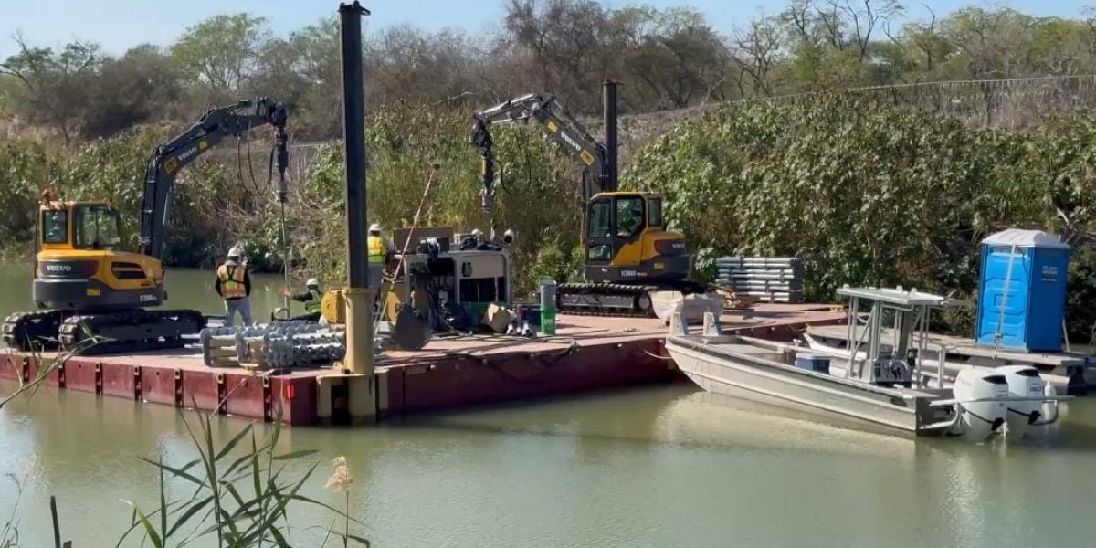 Coloca EU nuevas boyas en el río Bravo entre Matamoros y Brownsville