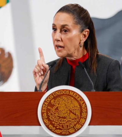 “Ni nos quebramos ni nos acobardamos”; Sheinbaum reitera que la valentía es parte de su gobierno