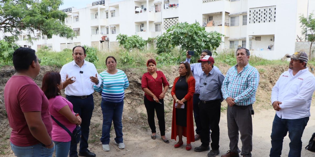 Atiende COMAPA Altamira problema de aguas residuales que afecta a fraccionamientos