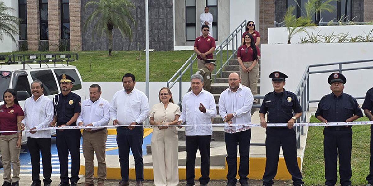 Inauguran Cuartel de Bomberos en Altamira y colocan primera piedra de Protección Civil