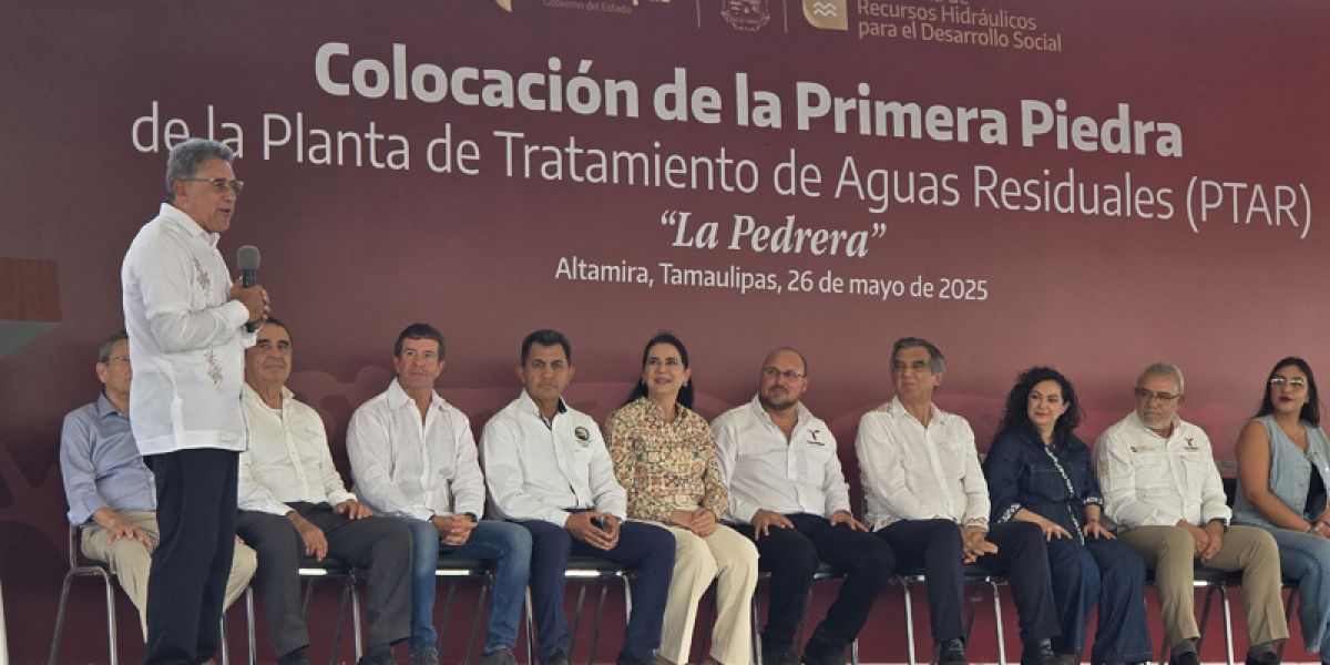 Arranca construcción de la Planta de Tratamiento de Aguas Residuales “La Pedrera”