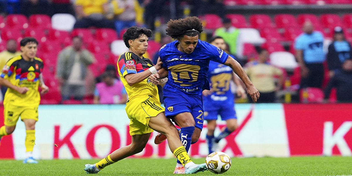 Empatan América y Pumas  a 3 goles en vibrante partido