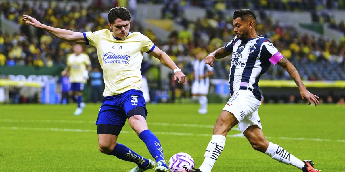 Conserva América el superliderato al empatar con Monterrey a 1 gol