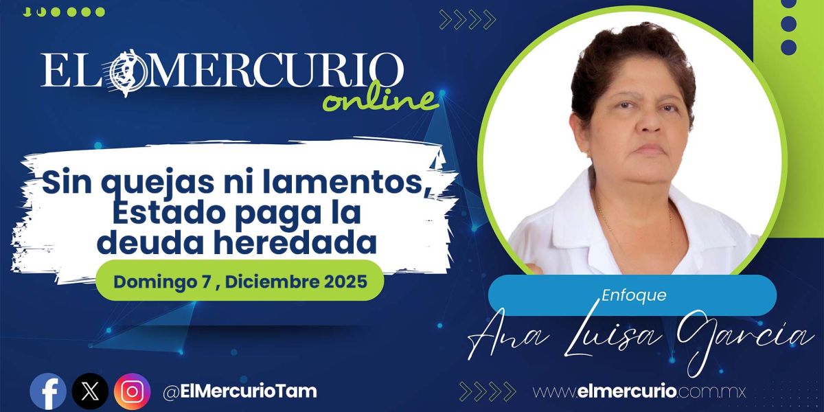 Sin quejas ni lamentos, Estado paga la deuda heredada