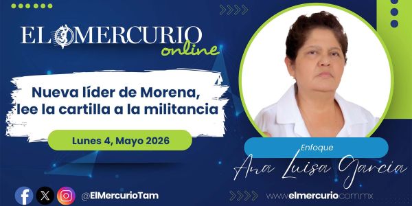 Nueva líder de Morena, lee la cartilla a la militancia