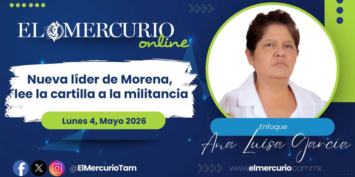 Nueva líder de Morena, lee la cartilla a la militancia