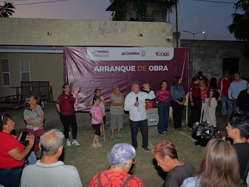 Continúa Armando Martínez transformando Altamira con más obras