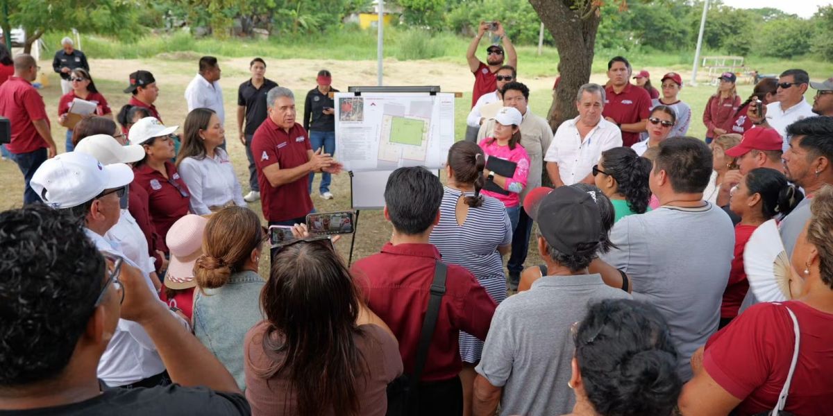 Transforma Armando Martínez espacios públicos para beneficio de las familias