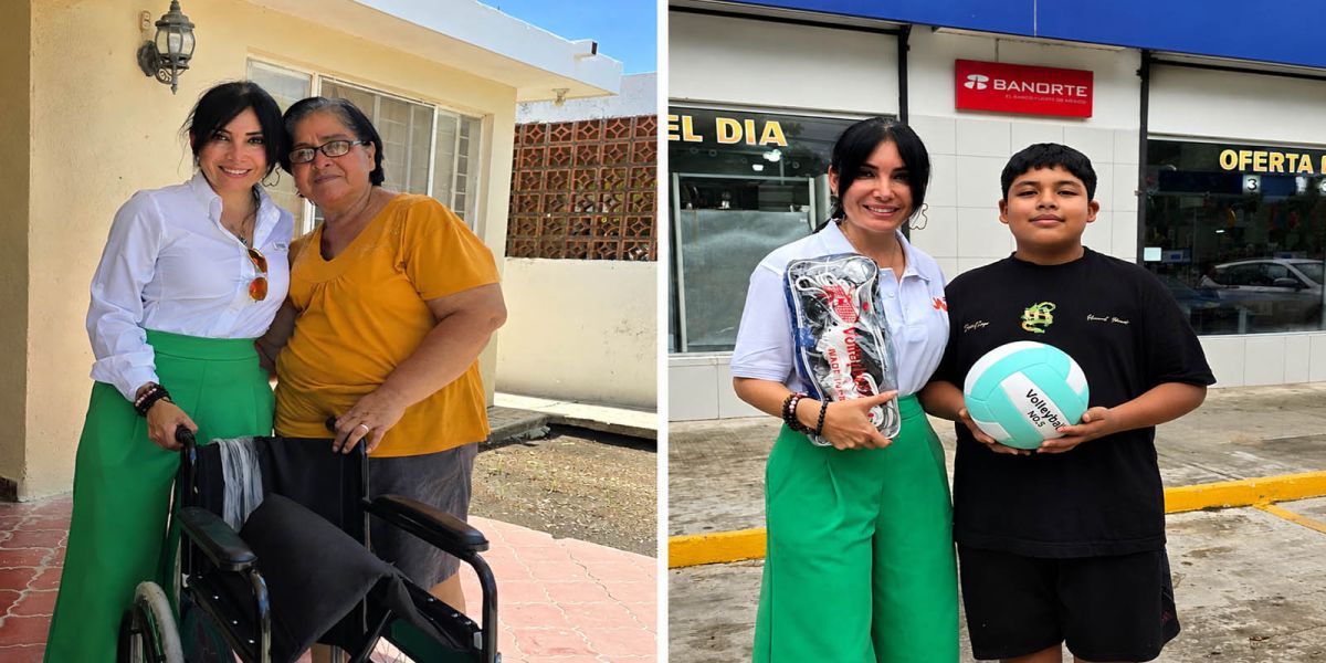 Astrid Sontoya mantiene apoyo permanente a las familias mantenses
