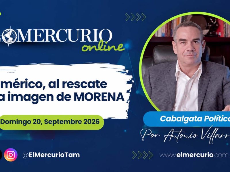 Américo, al rescate de la imagen de MORENA