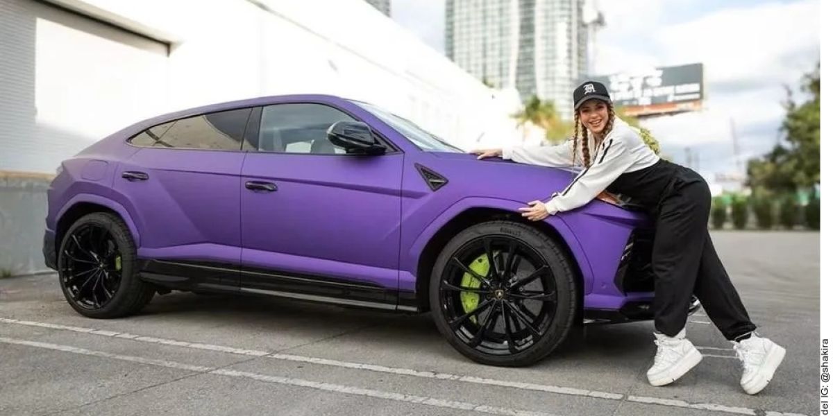 Ganadora de Lamborghini rifado por Shakira, lo choca