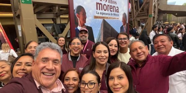 Presente Altamira en conmemoración de los 15 años de Morena