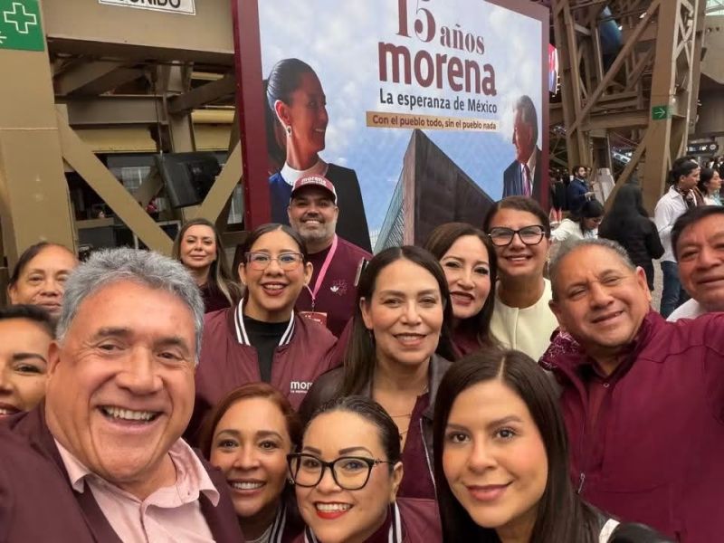 Presente Altamira en conmemoración de los 15 años de Morena