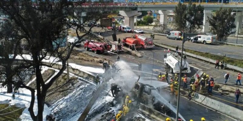 Suman 26 fallecidos por explosión de pipa en Iztapalapa, CDMX