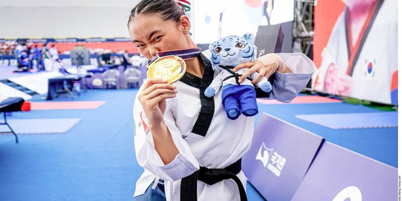 Es taekwondoina Cecilia Lee tricampeona mundial 