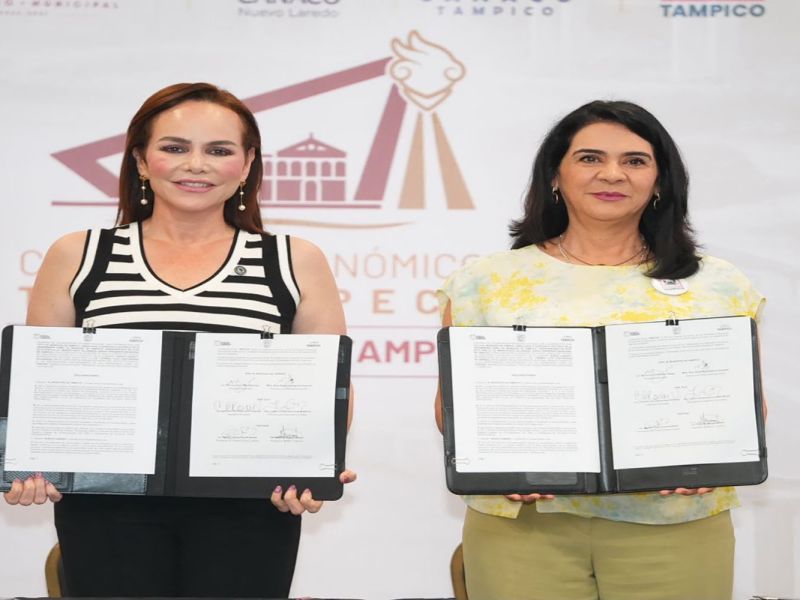 Desde Tampico, Carmen Lilia impulsa corredor económico que une frontera y puerto