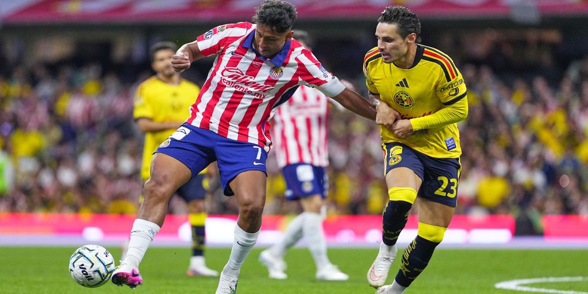 En vibrante clásico, empatan América y Chivas a 2 goles