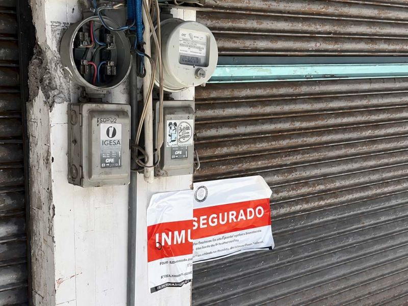 Clausura FGR más de 10 negocios en la zona centro de Tampico