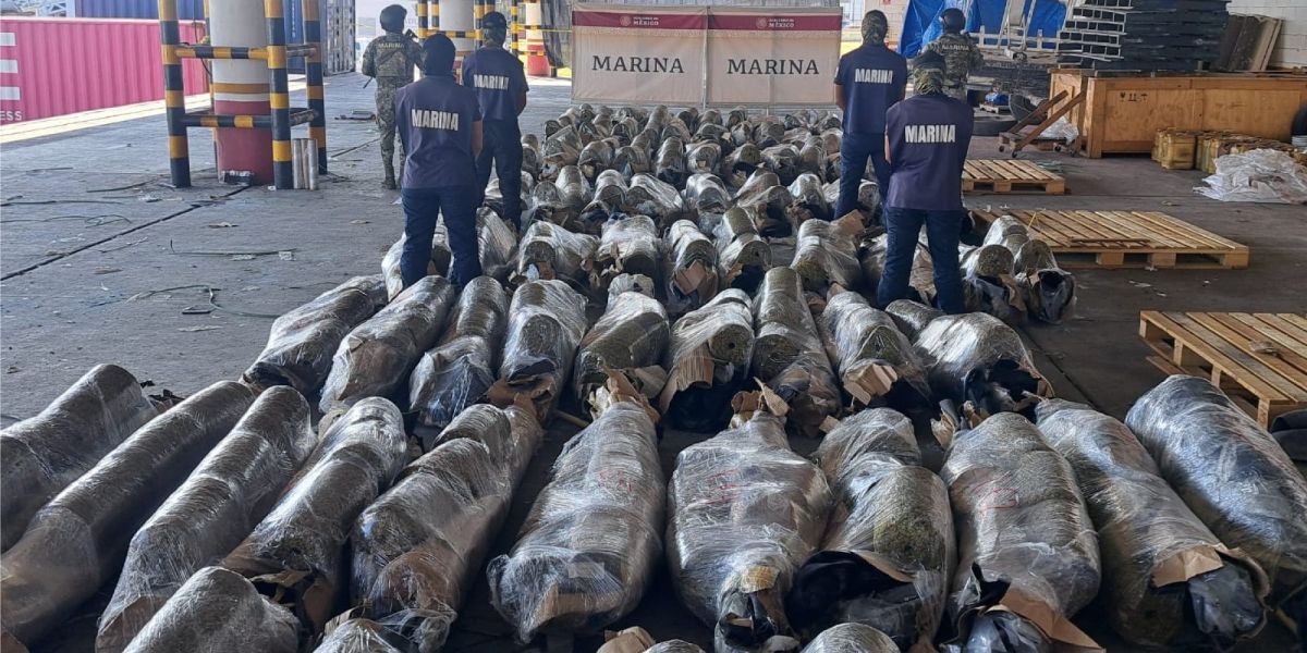 En diferentes acciones se aseguraron más de dos toneladas de aparente marihuana en Tabasco y Veracruz