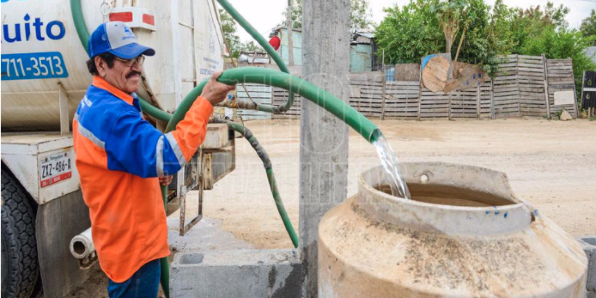 Una de cada 3 colonias con tandeo, o sin agua
