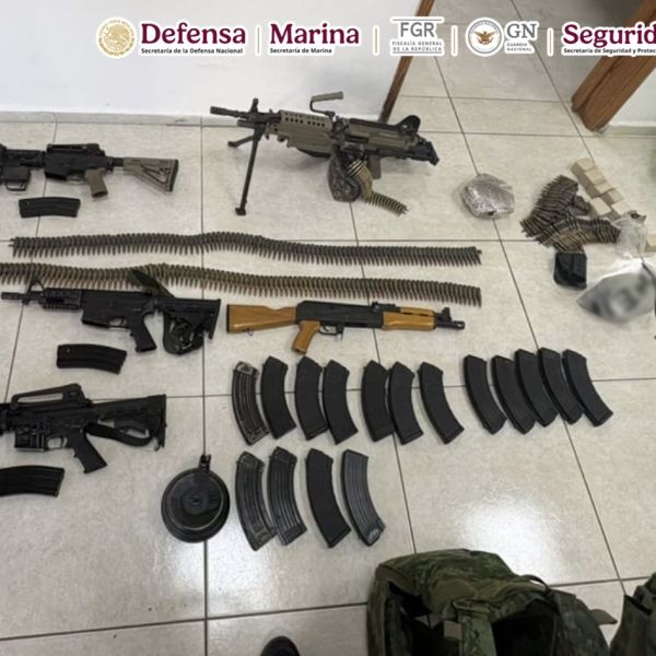 En Sinaloa, fueron detenidos cuatro hombres en posesión de armas largas