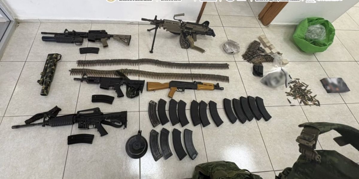 En Sinaloa, fueron detenidos cuatro hombres en posesión de armas largas