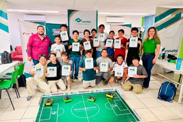 Despierta CONALEP vocaciones tecnológicas en jóvenes con RoboFut 2026