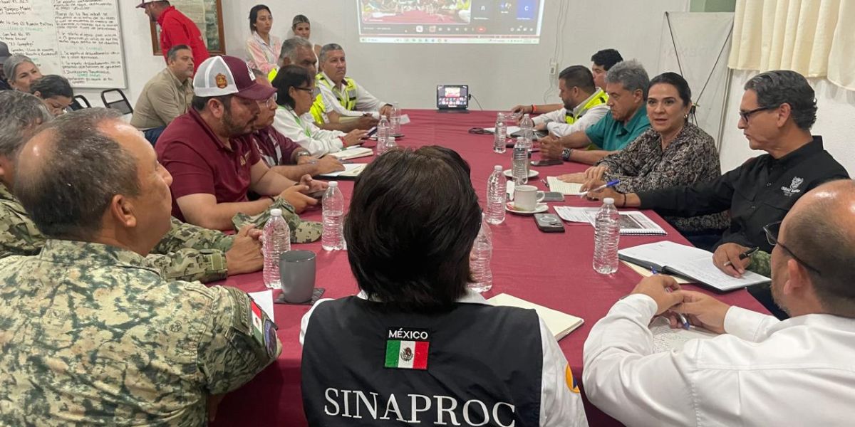 Llega coordinadora nacional de PC al sur de Tamaulipas ante emergencia por lluvias