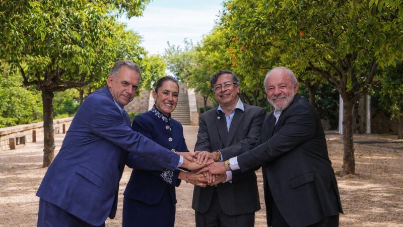 Acuerdan gobiernos de México, España y Brasil apoyo humanitario a Cuba 