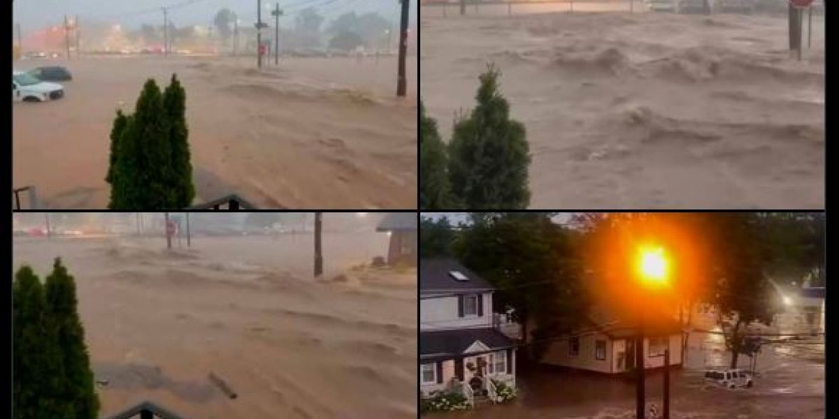 Lluvias intensas ahora causan inundaciones en Nueva York y Nueva Jersey; dejan a miles sin luz