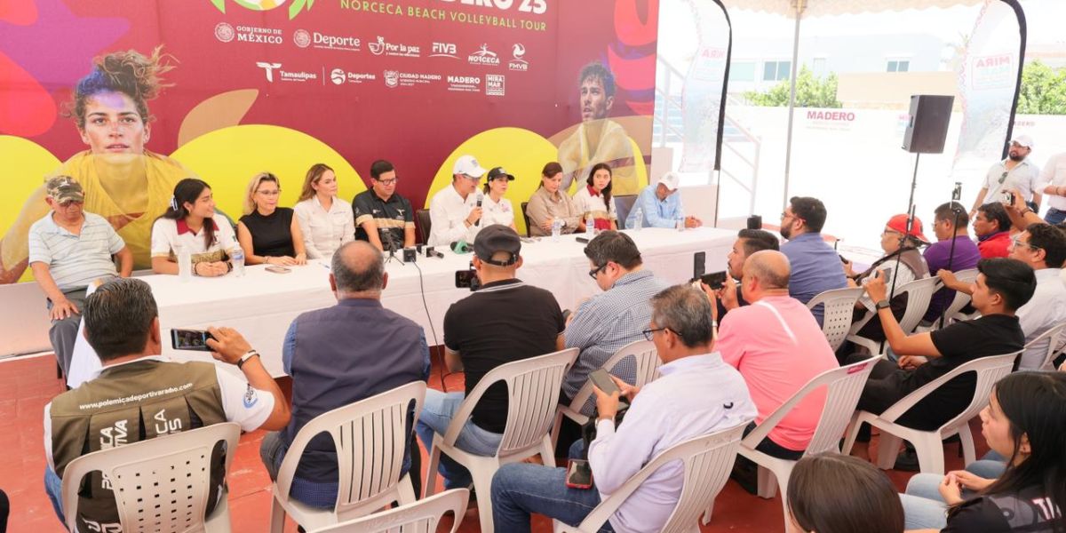 Será Ciudad Madero sede del Torneo Continental NORCECA de Voleibol de Playa 2025