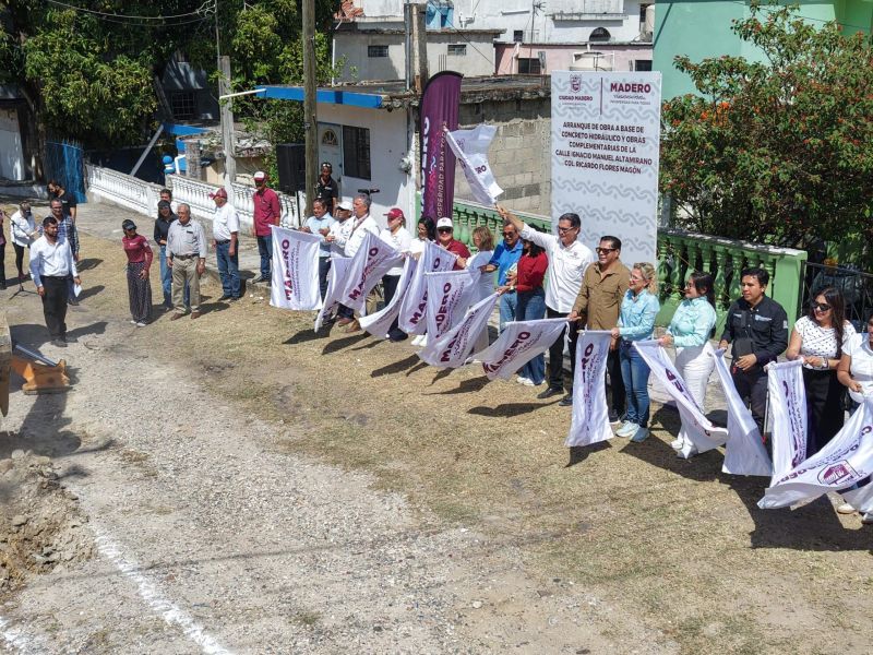 Se Impone récord con el arranque de 15 acciones del programa de obra pública 2026