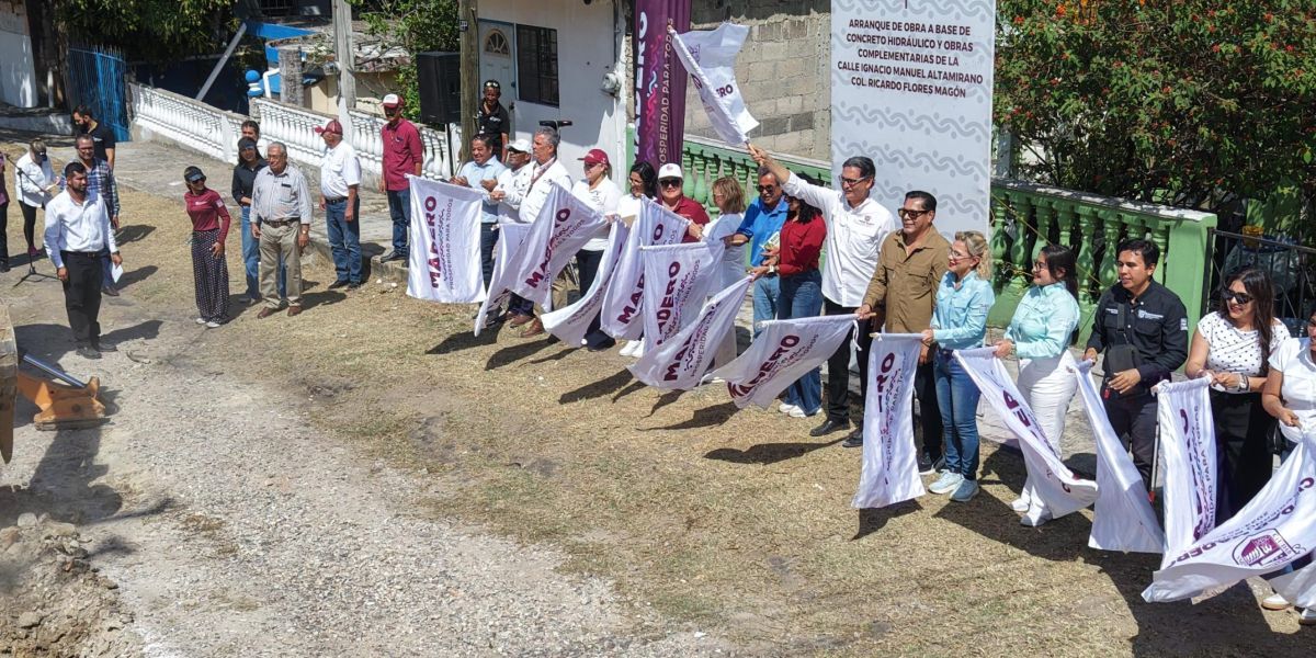 Se Impone récord con el arranque de 15 acciones del programa de obra pública 2026