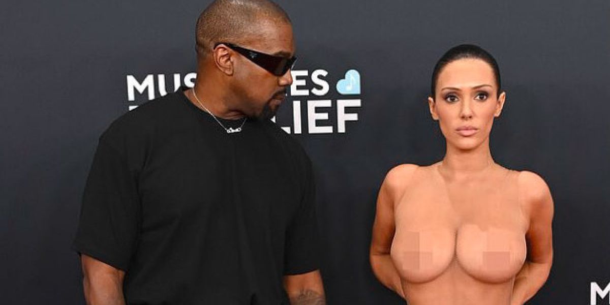 Pierde Kanye West 20 mdd por look de Censori en Grammy