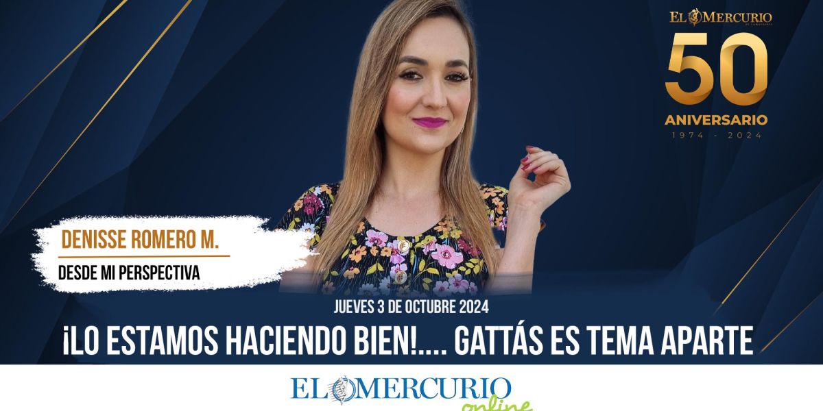 ¡Lo estamos haciendo bien!….. Gattás es tema aparte 