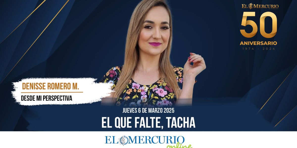 El que falte, tacha