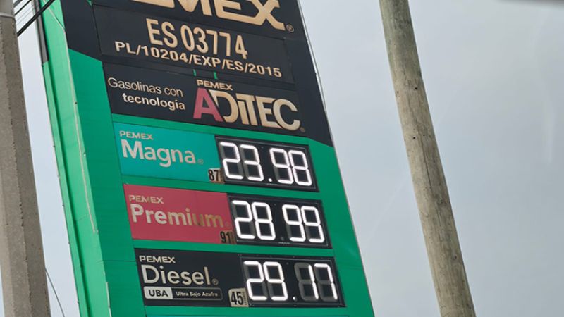 Aumenta SHCP subsidio a diesel y gasolinas