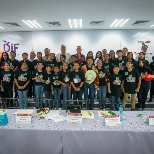 Reconoce DIF Nacional a la Red de Niñas, Niños y Adolescentes Impulsores de la Transformación del DIF Tamaulipas