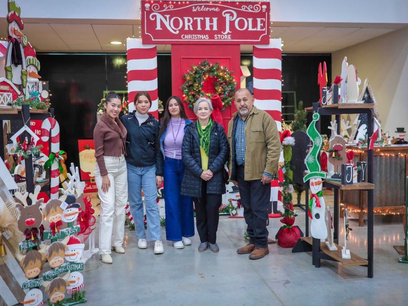 Comparte María de Villarreal el bazar “Un DIFciembre para recordar” junto a familias y emprendedores