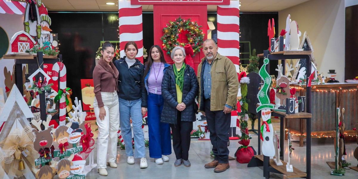 Comparte María de Villarreal el bazar “Un DIFciembre para recordar” junto a familias y emprendedores